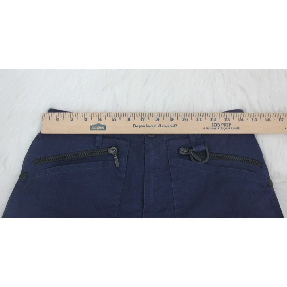 VTG ROHAN Shorts Mens 30 Airlight Navy Blue Canvas Cargo Hiking Fishing Gorpcore